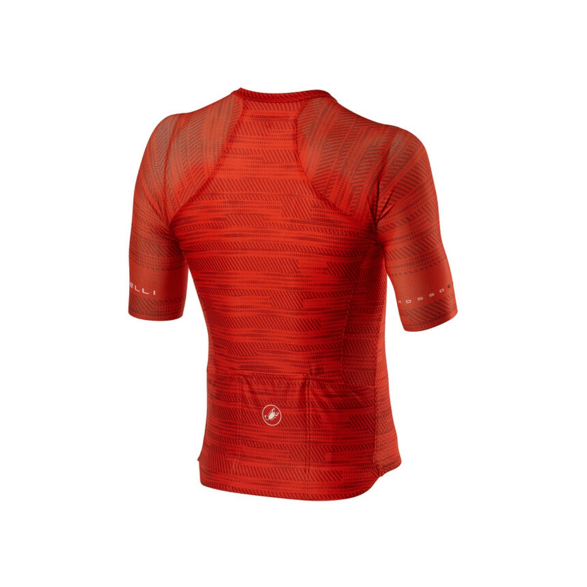 Maillot Castelli Climbers Sl Manches Courtes Rouge