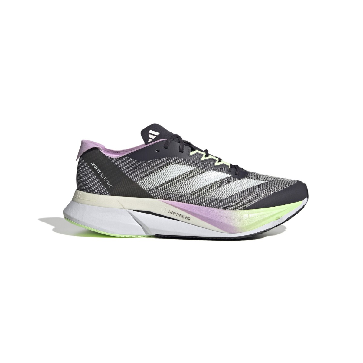 Buty Adidas Adizero Boston 12 Czarne Fioletowe Biegaj Ze Stylem