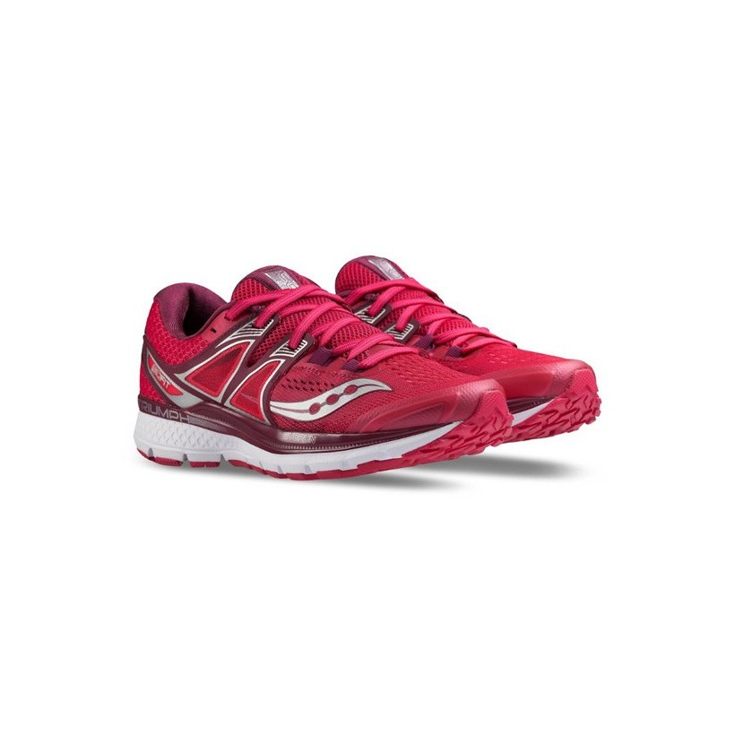 Saucony Triumph ISO 3 Red Women s Shoes