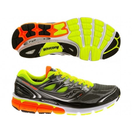 Sacuony Hurricane ISO shoes gray orange yellow