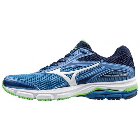 Mizuno Wave Legend 4 Blue Green SS17. running shoes