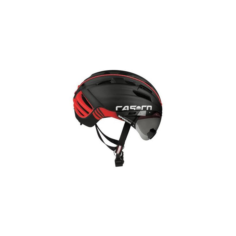 Casco Cas Co SPEEDster con visor negro/rojo