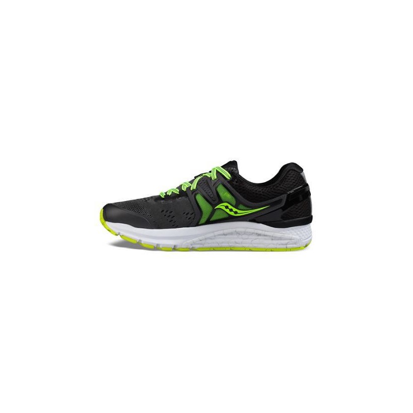 Saucony Hurricane ISO 3 Running Shoes Gray Green