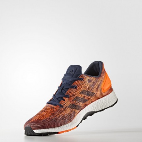 Adidas Pure Boost DPR orange und blaue Turnschuhe