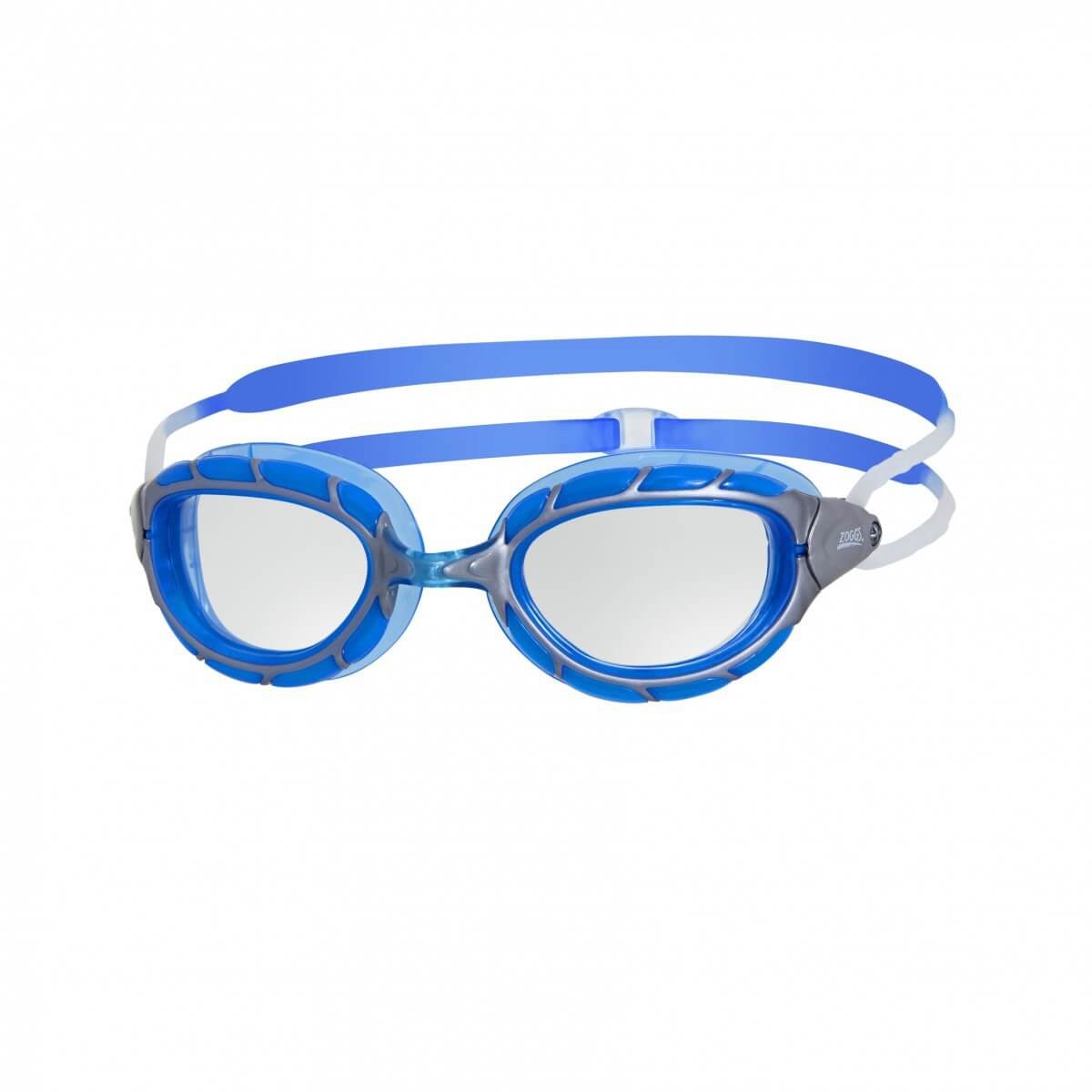 Zoggs Predator Grau Blau Schwimmbrille