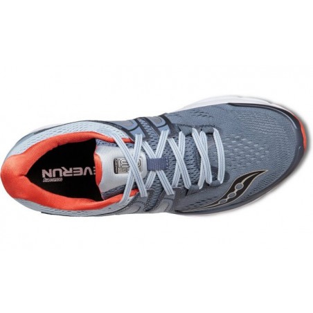 Saucony Hurricane ISO 3 Gris naranja Hombre