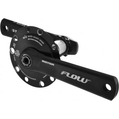 Rotor Flow MAS cranks with INpower power meter - 365Rider