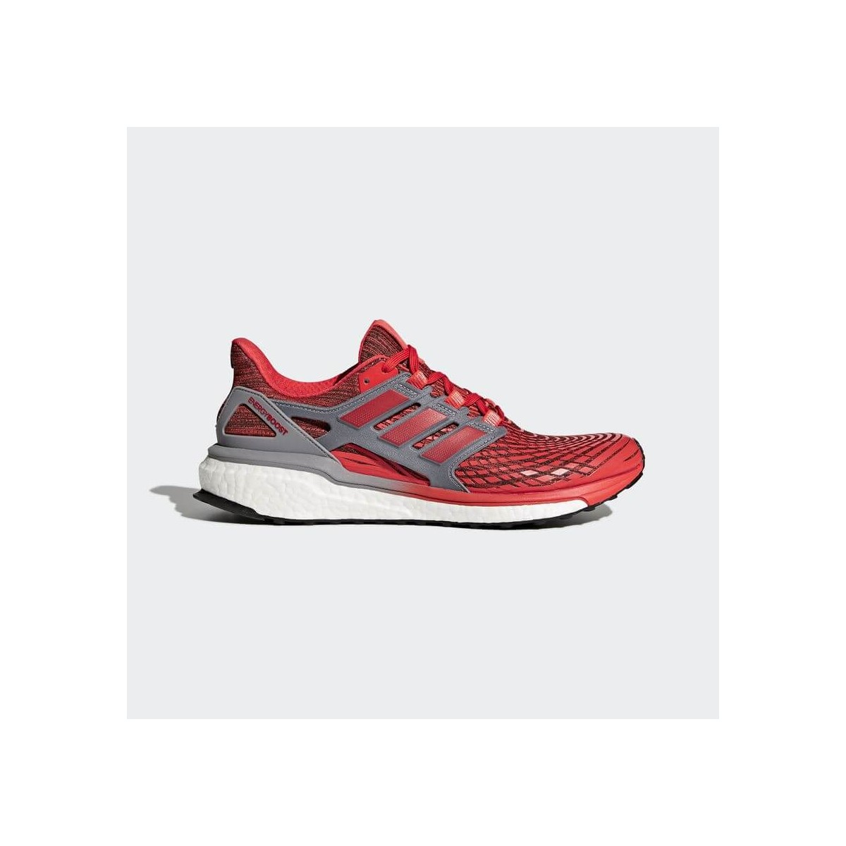 tema tienda novedad Zapatillas Adidas Energy Boost hombre PV18 rojo y gris