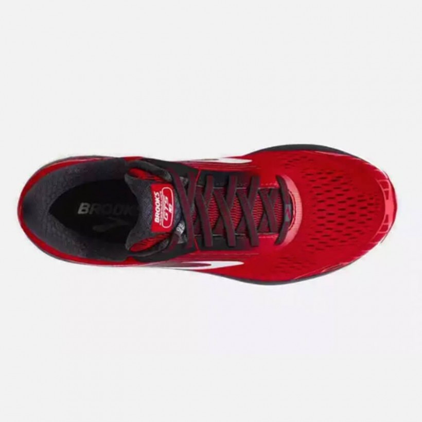 Chaussures Brooks Adrenaline GTS 18 Rouge Noir Argent SS18