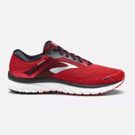 Chaussures Brooks Adrenaline GTS 18 Rouge Noir Argent SS18