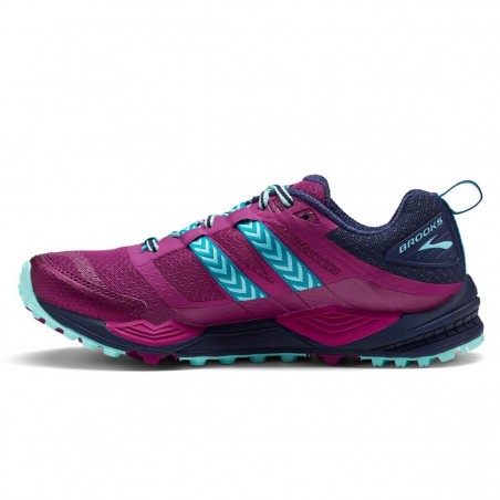 Brooks Cascadia 12 Women s Trail Shoes Purple Blue