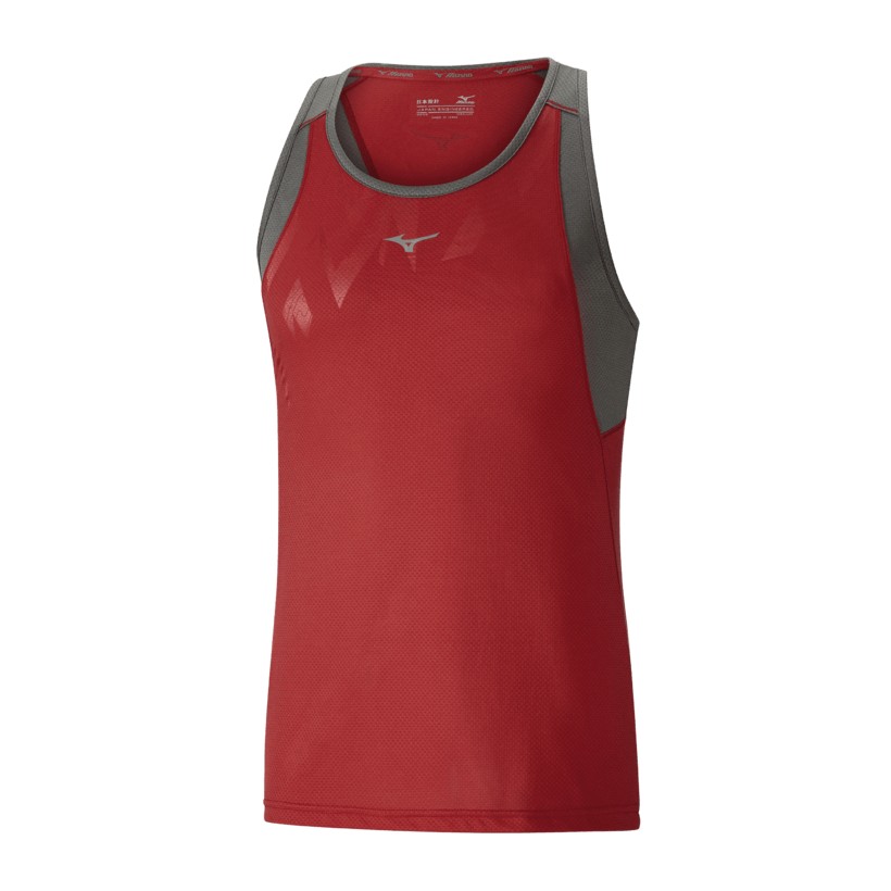 Mizuno Alpha Vent Tank Top Red