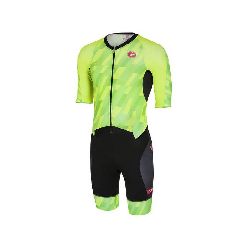 Combinaison Castelli All Out Speed - Triathlon Vert Noir