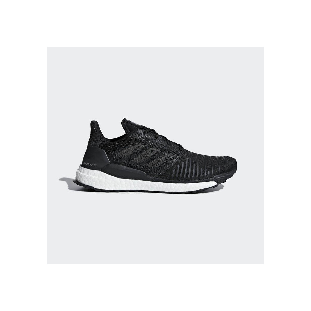 Adidas solar boost black and white best sale