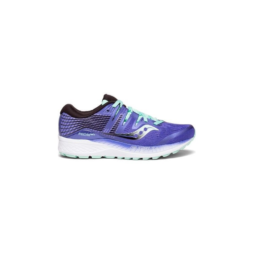 saucony ride mujer gris