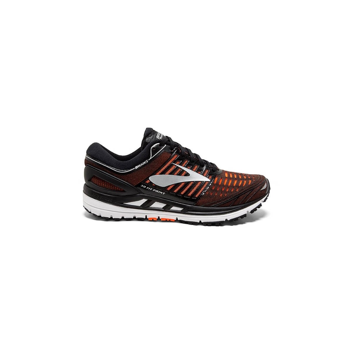 Chaussures Brooks Transcend 5 Noir Orange