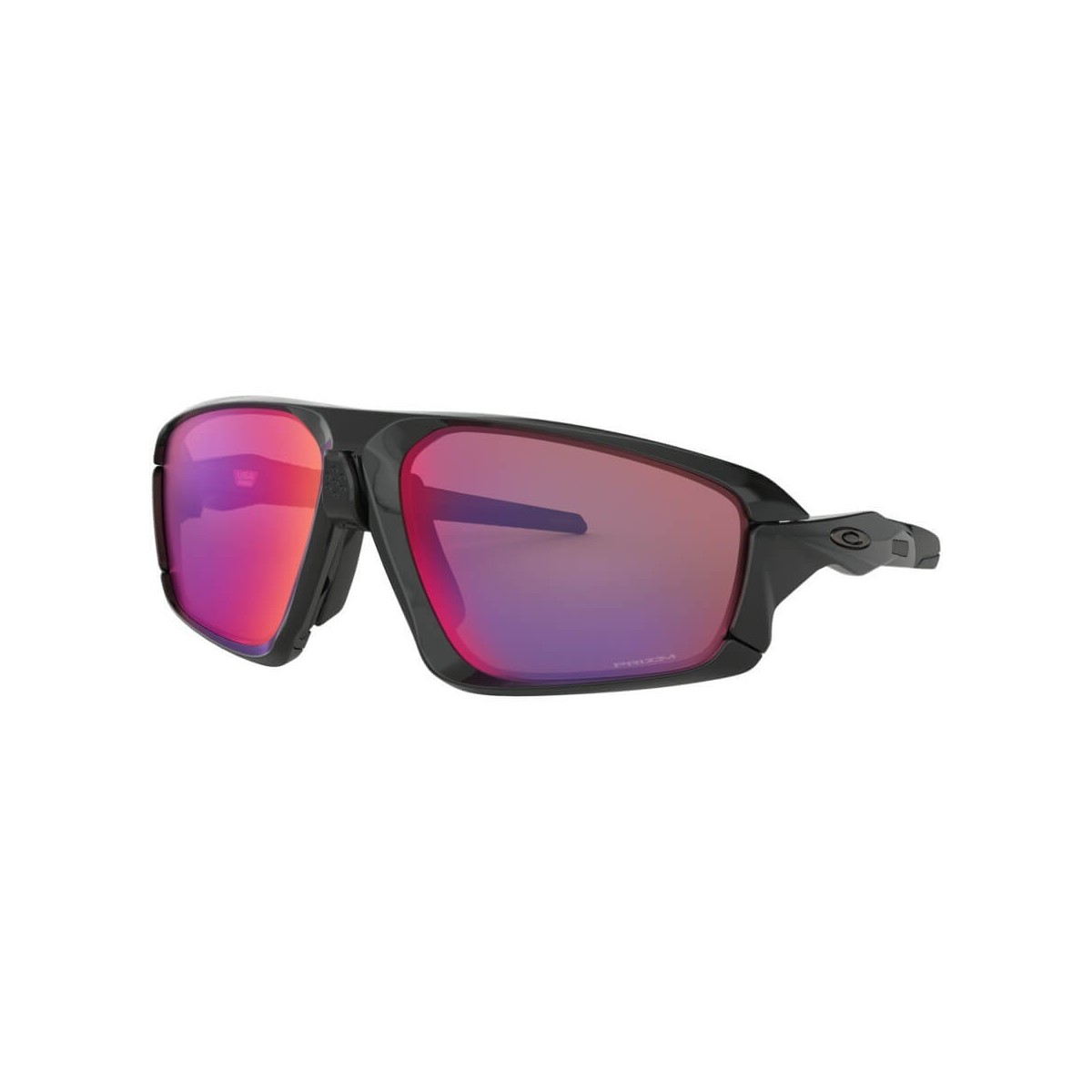 Photos - Sunglasses Oakley Field Jacket Polished Black Prizm Road Glasses 009402-0164 