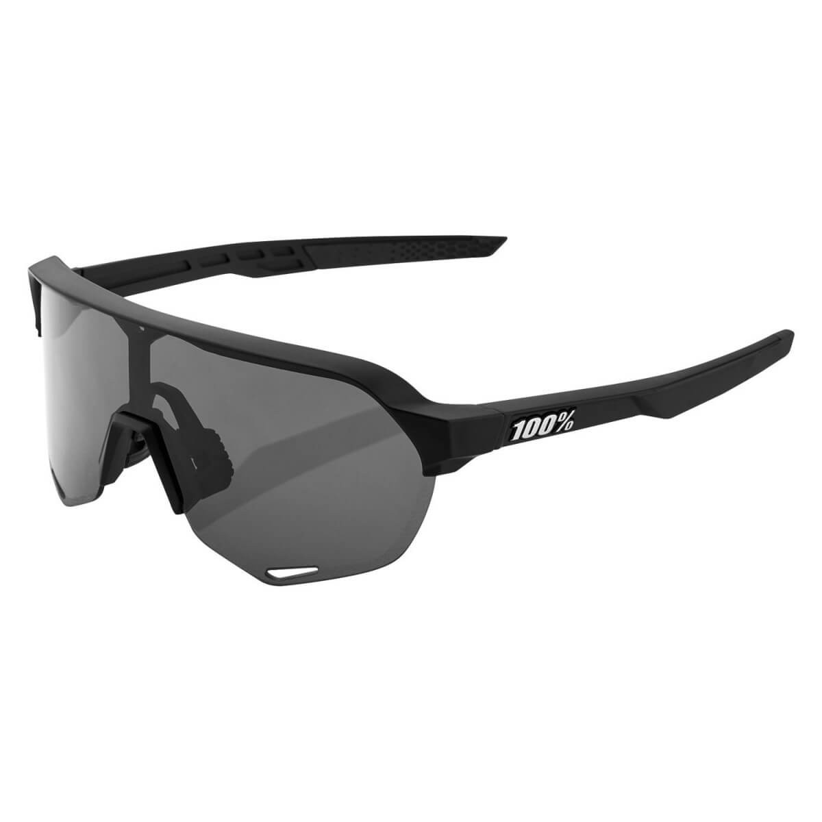 Photos - Sunglasses Glasses 100 S2 Black Smoked Lens 61003-100-57