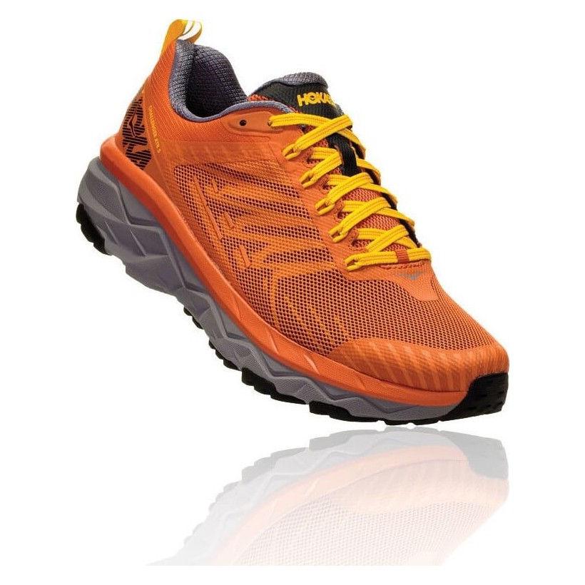 Hoka One One Challenger ATR 5 Orange Yellow PV19 - Trail Shoes