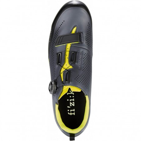 Fizik Terra X5 coloris Gris Jaune Fluor Chaussures VTT