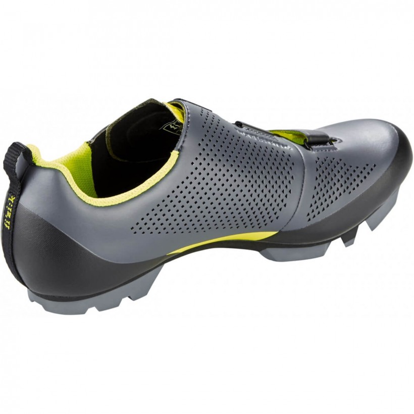 Fizik Terra X5 color Gray Yellow Fluor - MTB Shoes