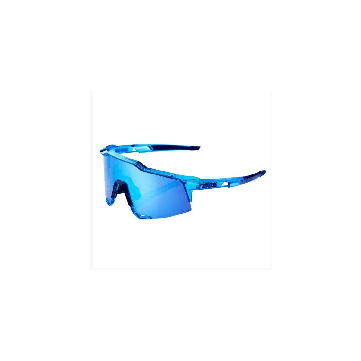 100% Speedcraft Brille - Poliertes durchscheinendes Kristallblau