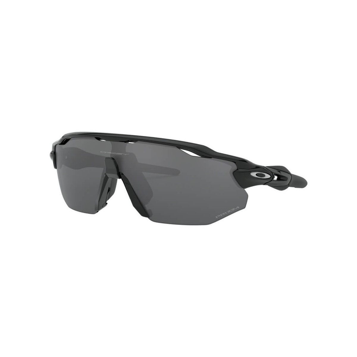 Oakley Radar Ev Advancer Glänzende schwarze Prizm Schwarz polarisierte Fahrradbrille