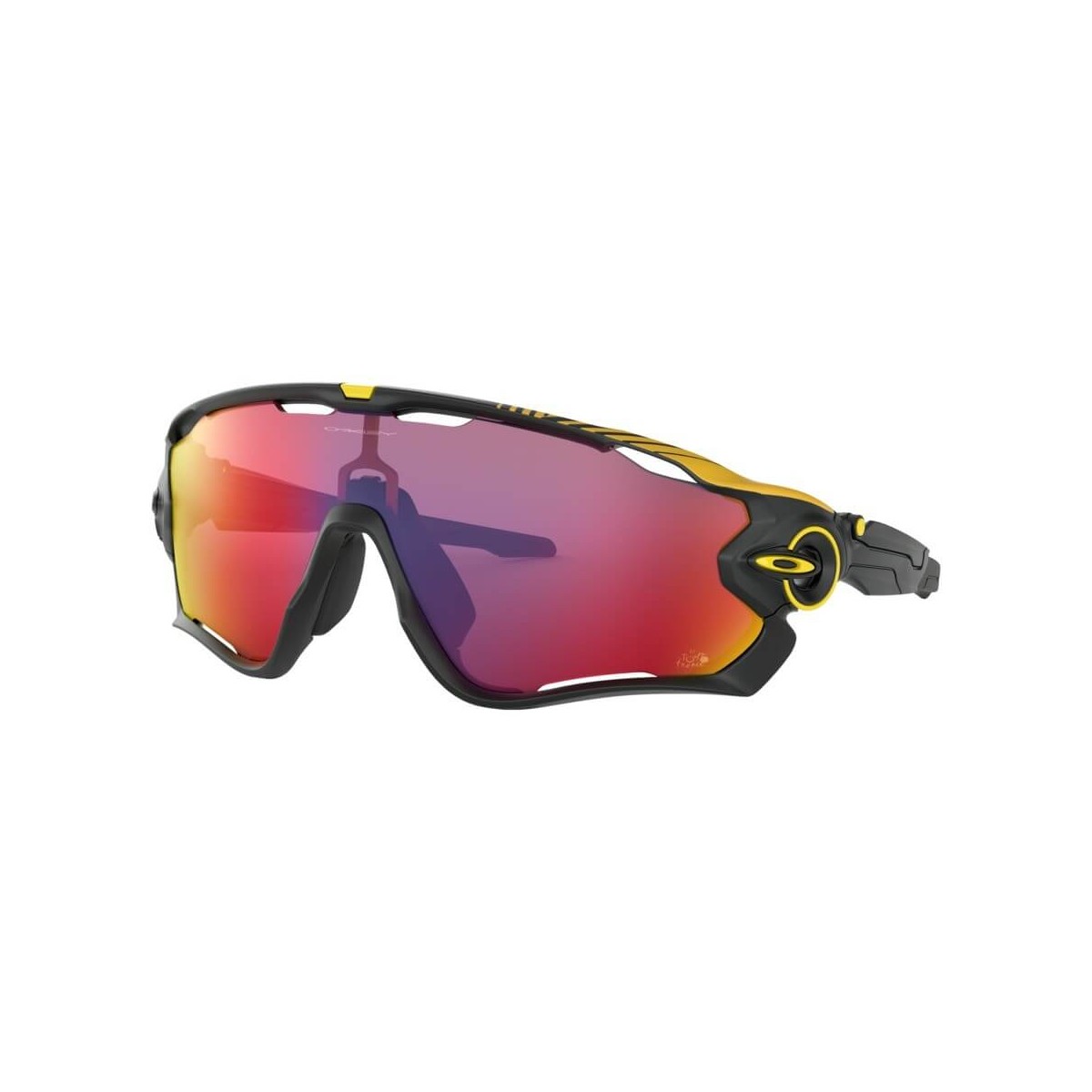 Oakley Jawbreaker Tour de France Kollektion Mattschwarze Prizm Road Sonnenbrille