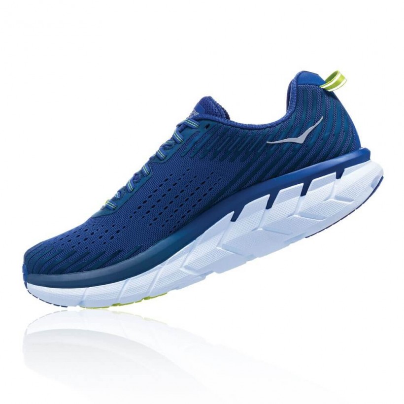 Chaussures Homme Hoka One One Clifton 5 SS19 Bleu Fonc