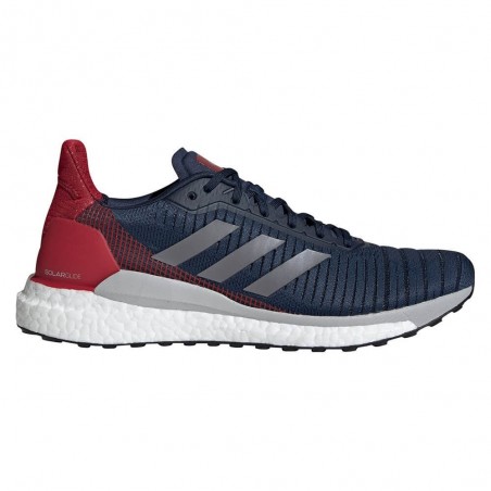 Adidas Solar Glide 19 Shoes Dark Blue Red Gray AW19 Men