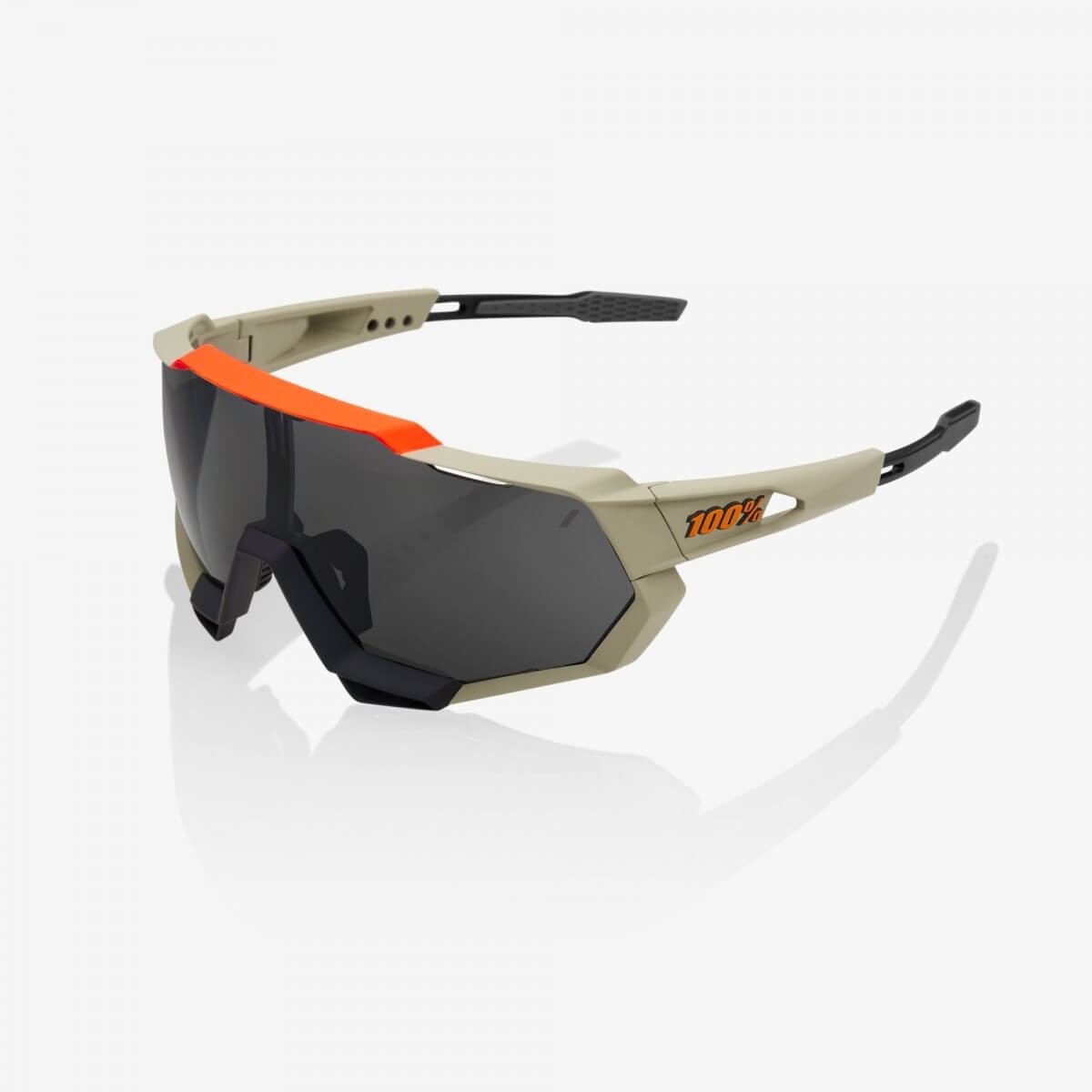 100% Speedtrap Soft Tact Treibsandbrille - Rauchlinse