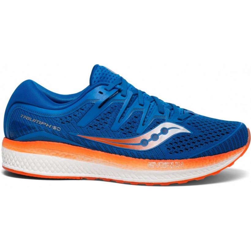 Saucony Triumph ISO 5 Men's Running Shoes Blue Orange