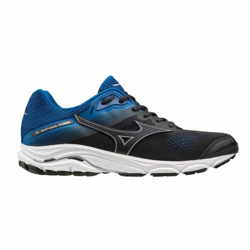 Mizuno Wave Inspire 15 Herren Laufschuhe Schwarz Blau AW19