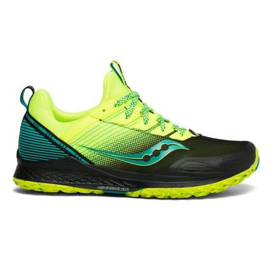 Saucony Mad River TR Black Yellow AW19 Men's Running Shoes