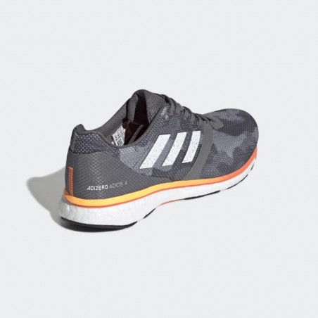 Adidas Adizero Adios 4 Gray Camouflage Orange AW19 Shoes