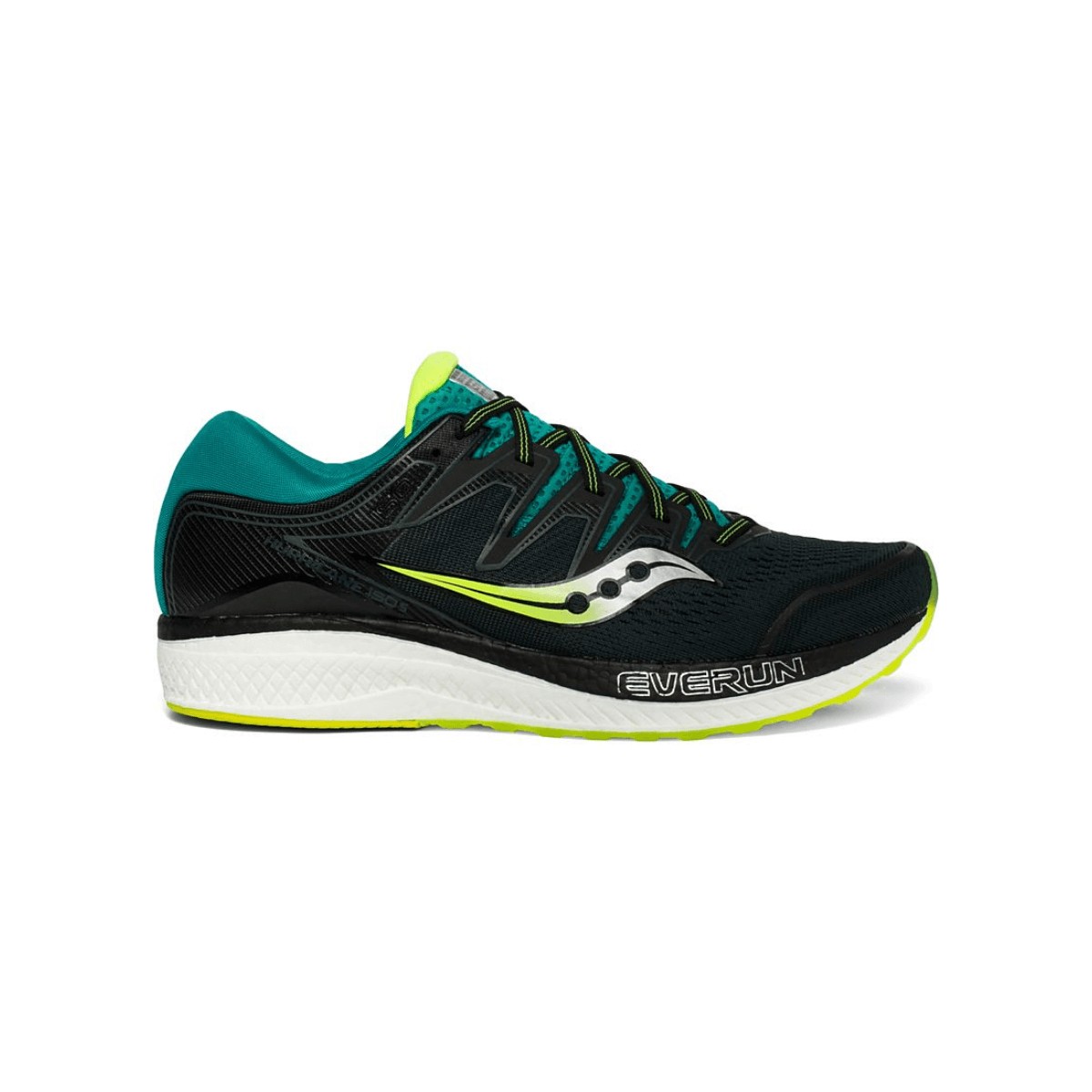 Zapatillas Saucony Hurricane ISO 5 Verde Negro OI19 Hombre