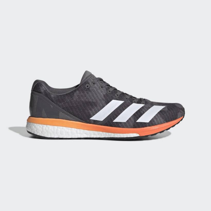 Chaussures Homme Adidas Adizero Boston 8 Gris Orange AW19