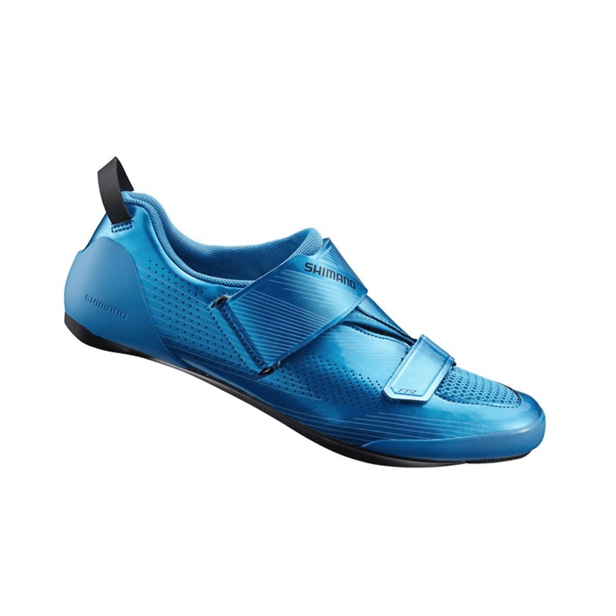 Shimano TR901 Blaue Triathlonschuhe mit Carbonsohle, Größe 42,5 - EUR