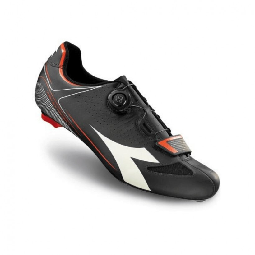 Diadora Vortex Racer II Shoes Black Red