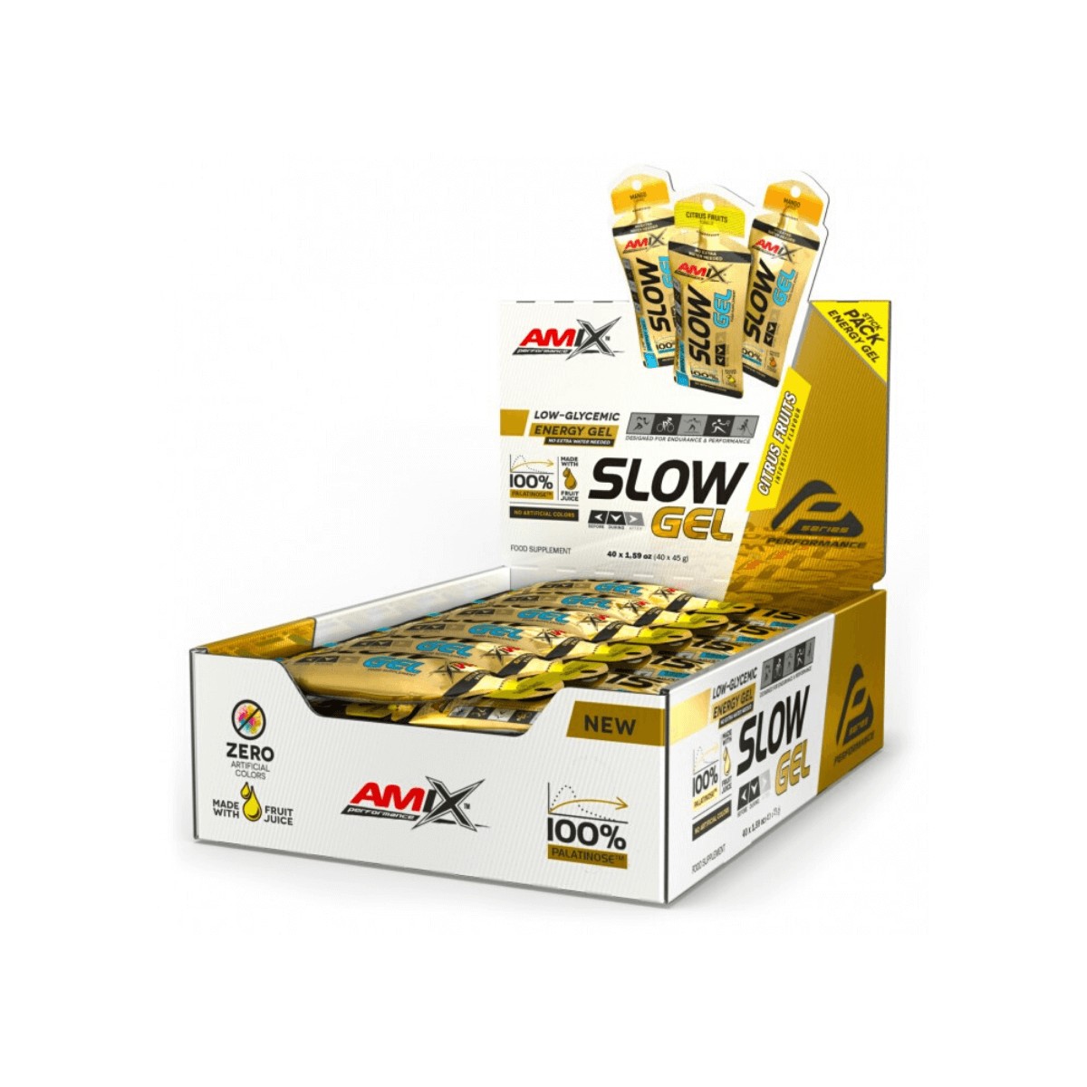 AMIX Slow Gel Citrus Mix 40 Einheiten x 45 gr