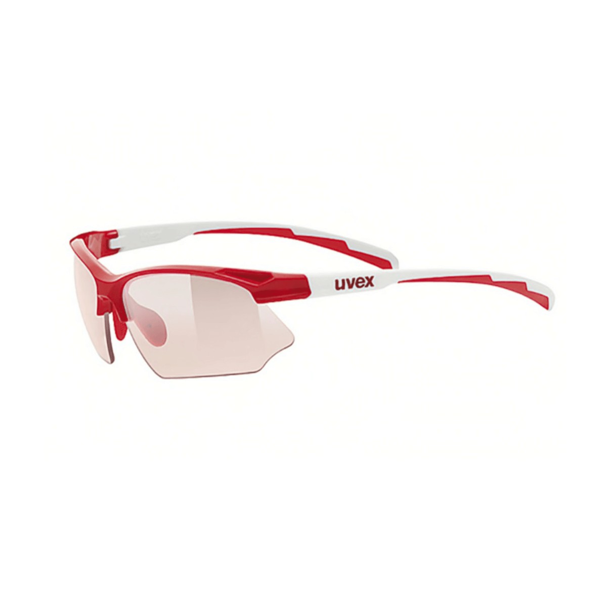 Uvex Sportstyle 802 Vario Brille Rot Weiß Rauchglas