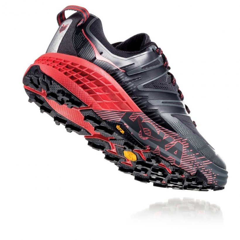 Hoka One One Speedgoat 3 Black Red AW19 Woman Shoes