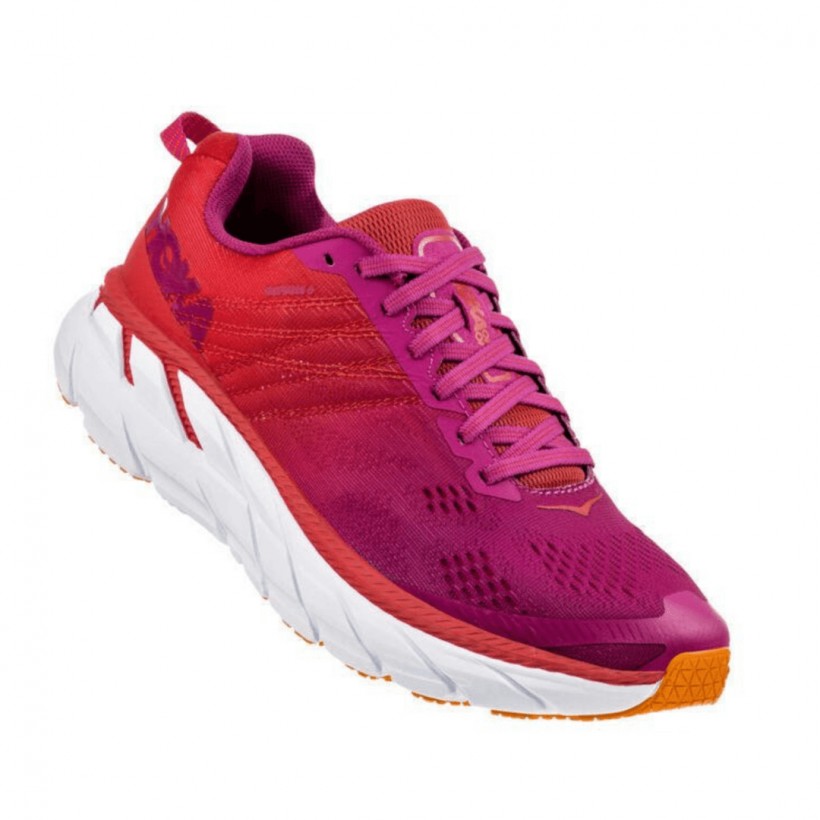 Hoka One One Clifton 6 Pink Orange AW19 Woman Shoes