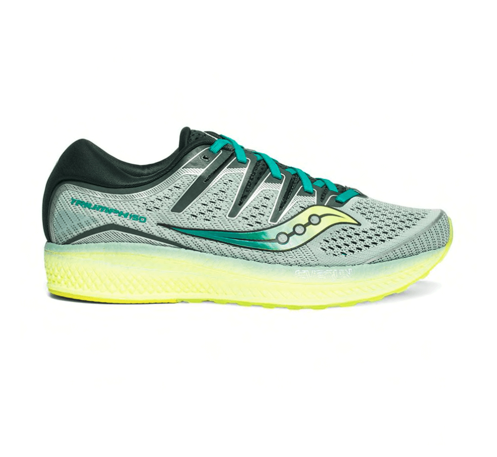 Saucony Triumph ISO 5 Men's Running Shoes Green Yellow