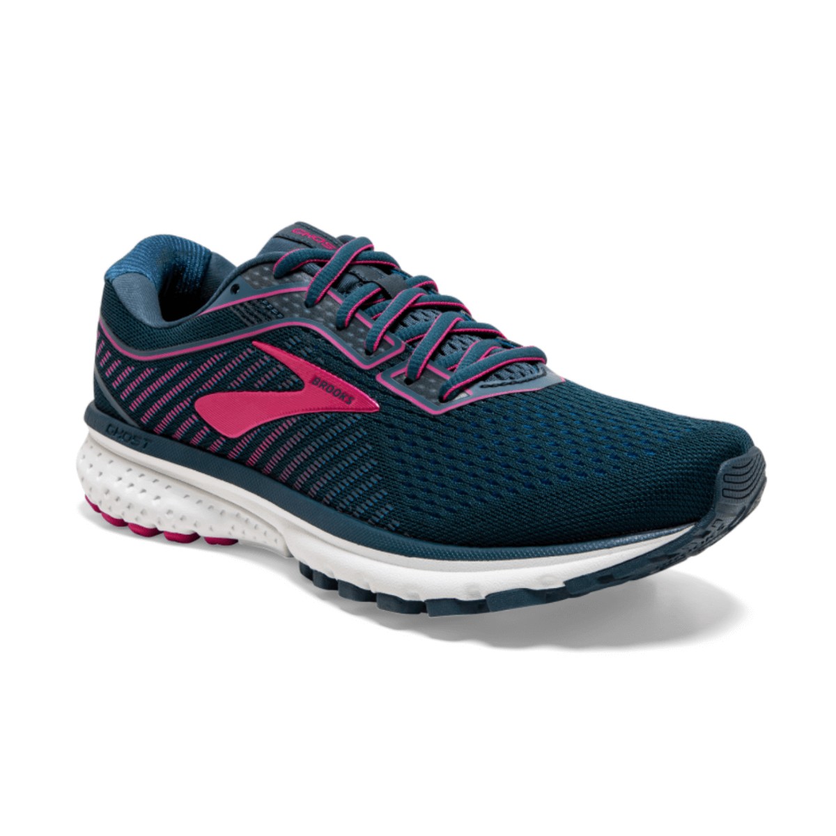 Zapatillas Brooks Ghost 12 Azul Rosa PV20 Mujer