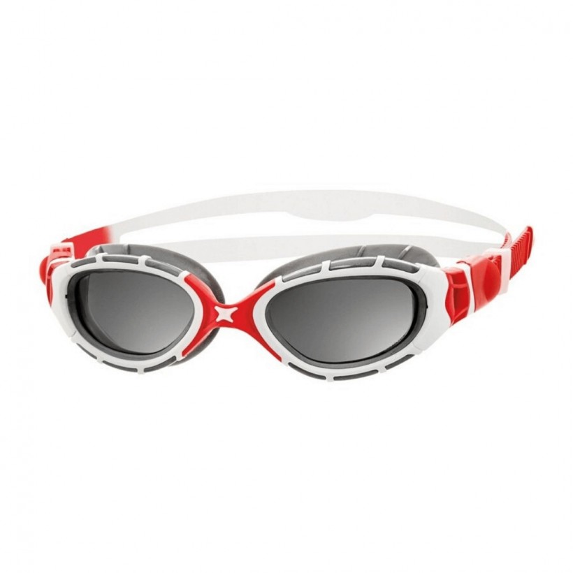 Zoggs Predator Flex 2.0 Swimming Goggles Polarized White Red