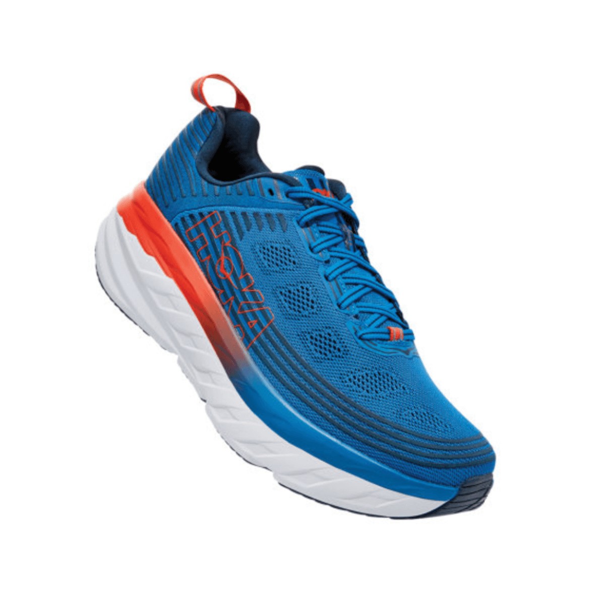 Zapatillas Hoka One One Bondi 6 Azul Rojo PV20 Hombre