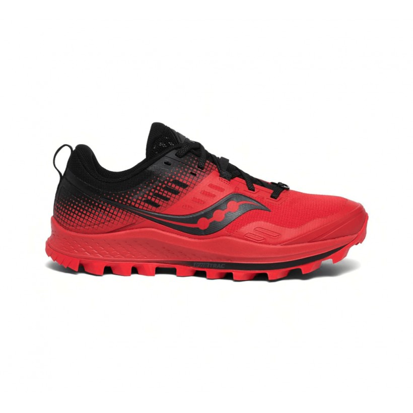 Saucony Peregrine 10 ST Red Black SS20 Men's Running Shoes