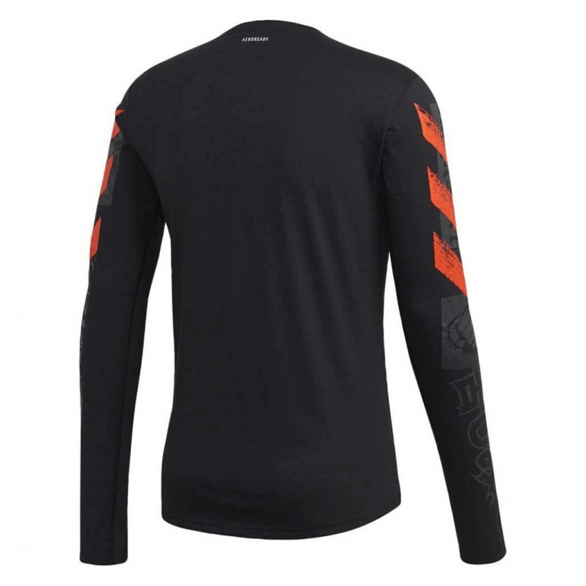 Adidas Long Sleeve Fast Graphic Herren T Shirt