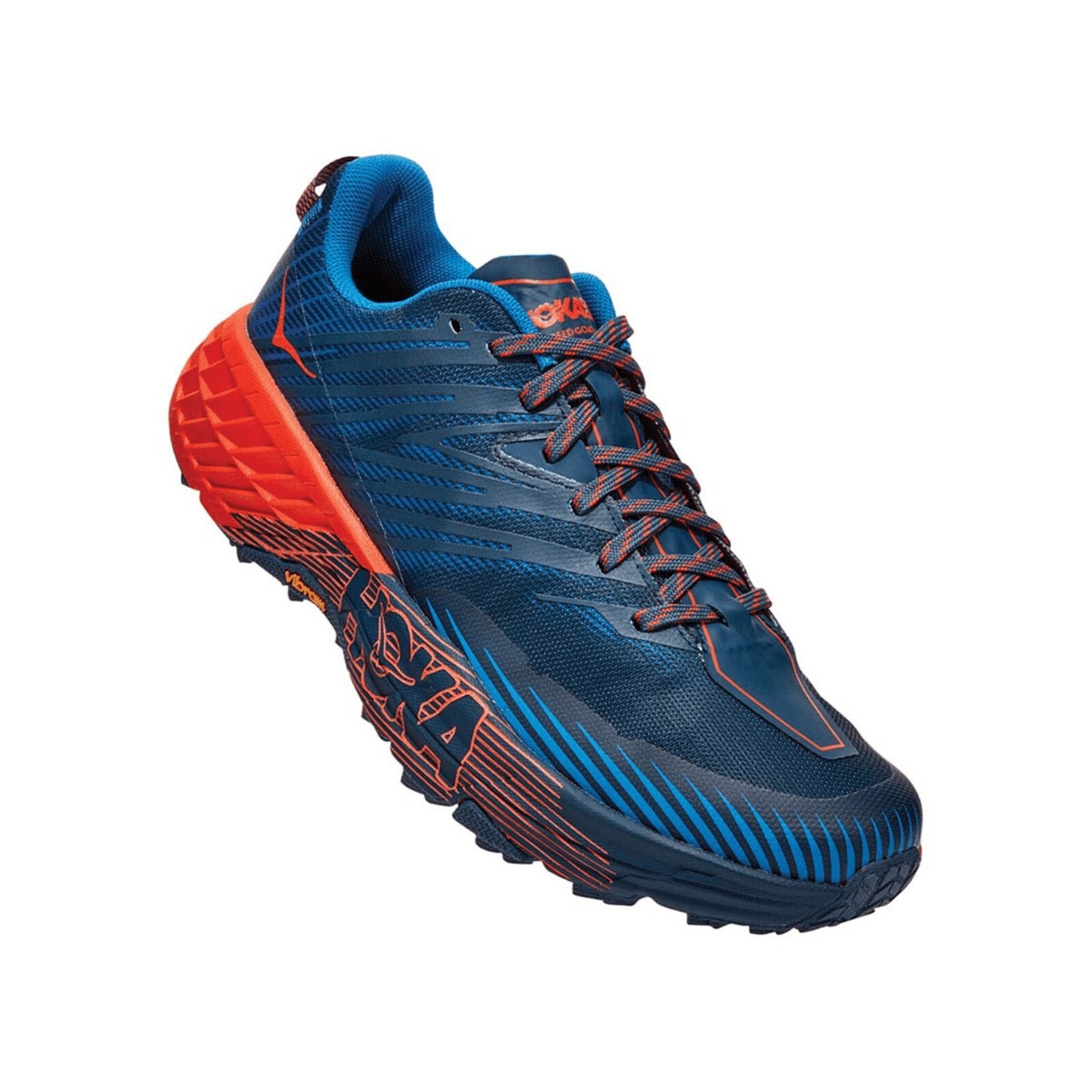 Hoka One One Speedgoat 4 Blue Orange SS20 Men's Running Shoes